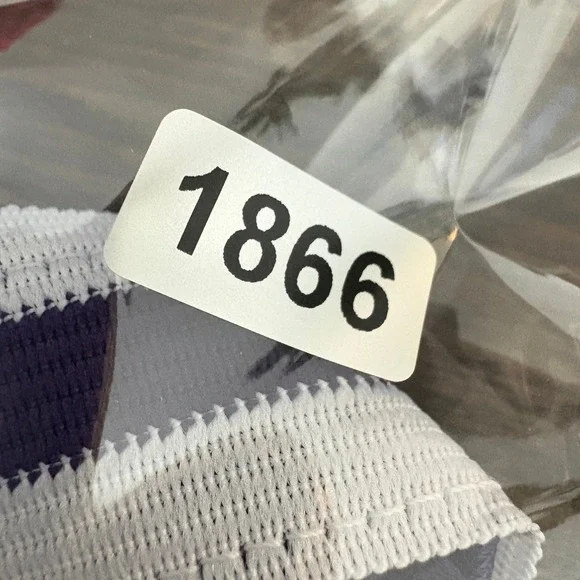 Vintage Adidas 90s Purple Shadow Stripe Soccer Jersey Made in USA Mens Medium - Picture 4 of 4